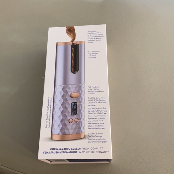 CONAIR cordless auto curler - Picture 3 of 3